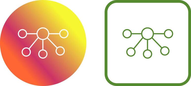 Nodes Icon Design vector