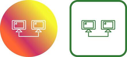 Connected Systems Icon Design vector