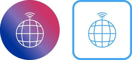 Global Signals Icon Design vector