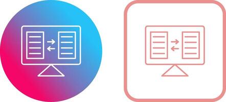 File Sharing Icon Design vector