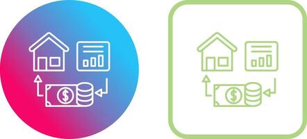 Investment Icon Design vector