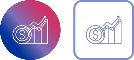 Revenue Icon Design vector