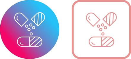 Capsule Icon Design vector