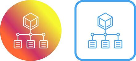 Distribution Icon Design vector