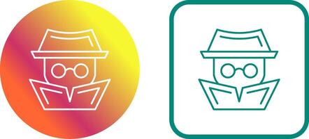 Hacker Icon Design vector