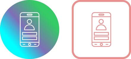 Login Icon Design vector