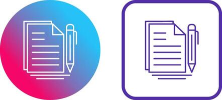 Document Icon Design vector