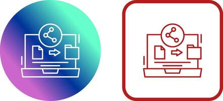 File Share Icon Design vector