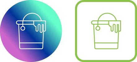 Paint Bucket Icon Design vector
