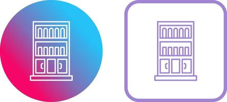 Book Shelf Icon Design vector