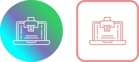 Print Icon Design vector