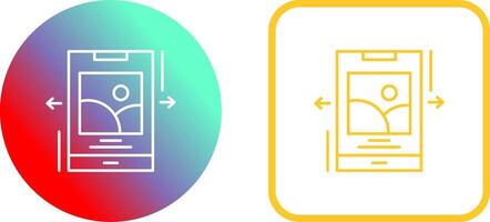 Swipe Icon Design vector