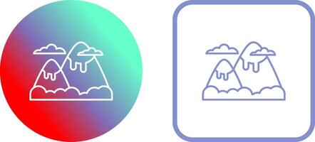 Mountain Icon Design vector