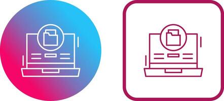 Data Storage Icon Design vector