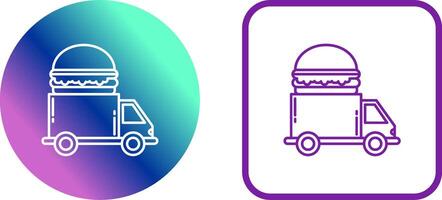 Fast Food Truck Icon Design vector