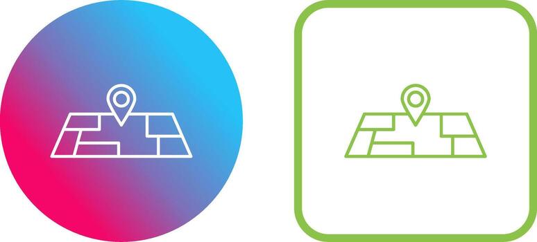 Map Icon Design vector