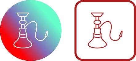 Unique Hookah Icon Design vector