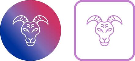 Goat Icon Design vector