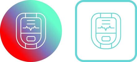 Oximeter Icon Design vector