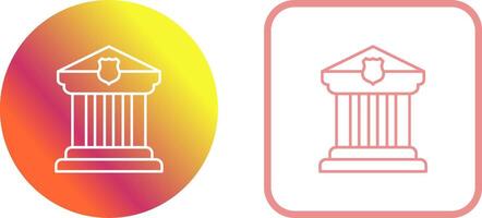 Courthouse Icon Design vector