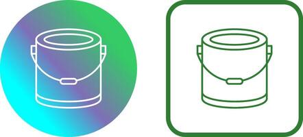 Paint Bucket Icon Design vector