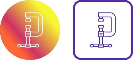 Clamp Icon Design vector