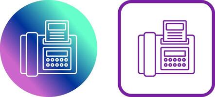 Fax Icon Design vector