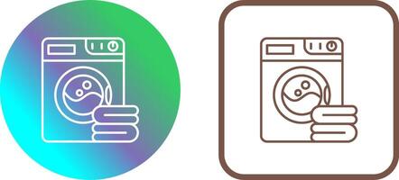 Washing Machine Icon Design vector