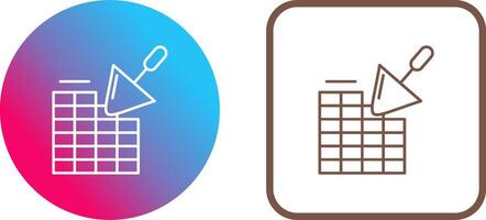 Brickwall Icon Design vector