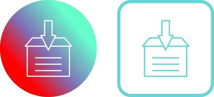 Archive Icon Design vector