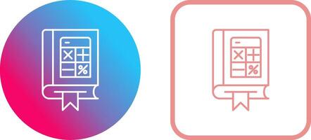 Mathematics Icon Design vector