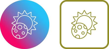 Eclipse Icon Design vector