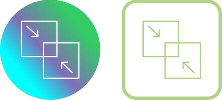 Combine Icon Design vector