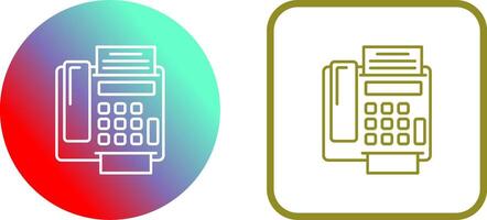 fax Machine Icon Design vector