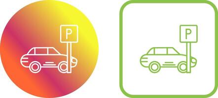 Parking Icon Design vector