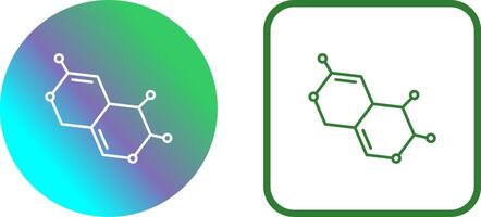 Molecule Icon Design vector