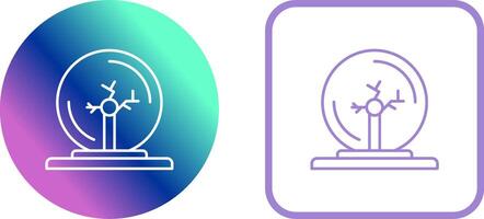 Plasma Ball Icon Design vector