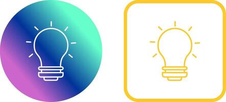 Light Bulb Icon Design vector