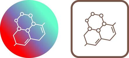 Molecule Icon Design vector