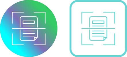Scan Icon Design vector