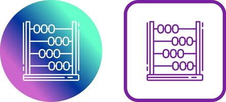 Abacus Icon Design vector