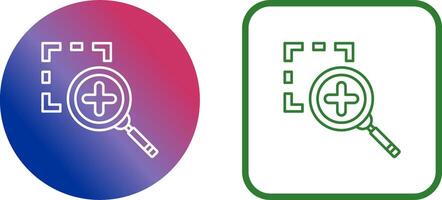 Zoom In Icon Design vector