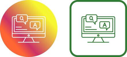 Faq Icon Design vector