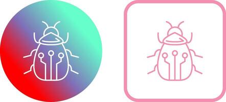 Bug Icon Design vector