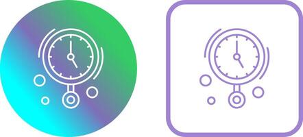 Wall Clock Icon Design vector