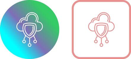 Data Protection Icon Design vector
