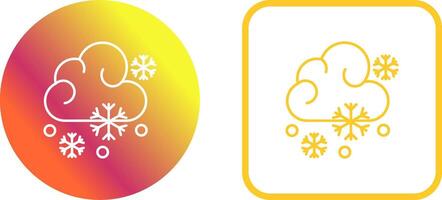 Snowy Icon Design vector