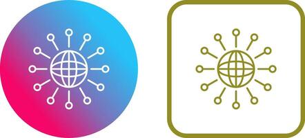 Networking Icon Design vector