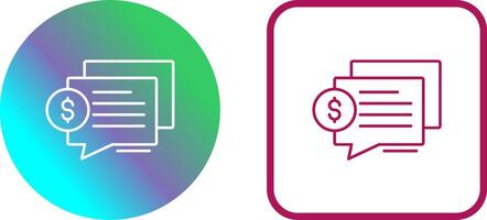 Dialog Icon Design vector