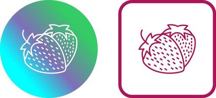 Strawberry Icon Design vector